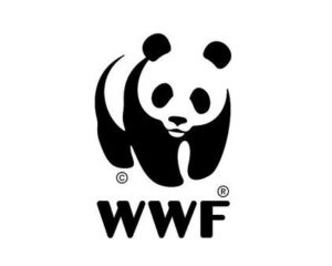 Logo espacio negativo panda WWF